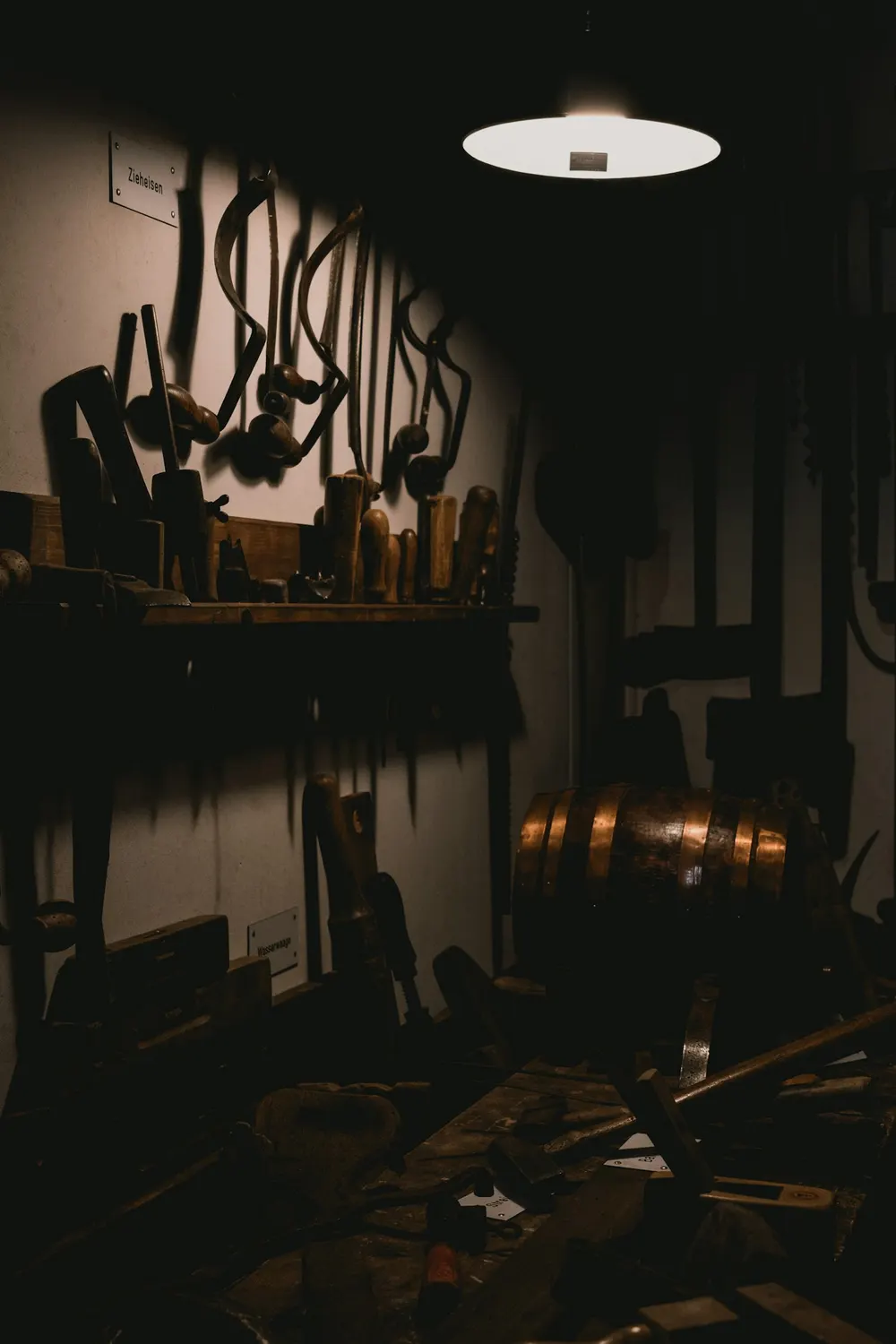 Work equipment in use away from the warehouse